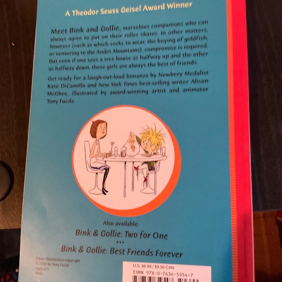 Book - Bink & Gollie by Kate Dicamillo and Alison McGhee.  K55 - Picture 2 of 3